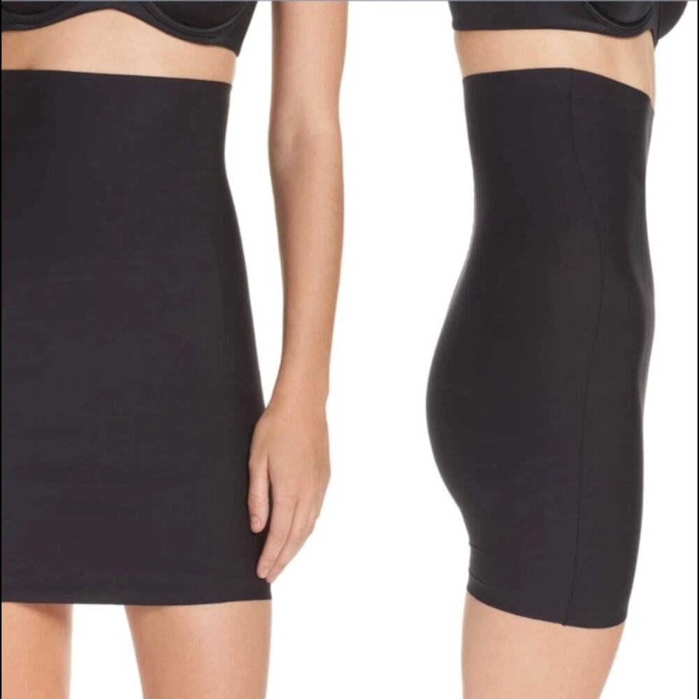 NWOT Yummie Yulia high waist smoother slip skirt black women’s XL